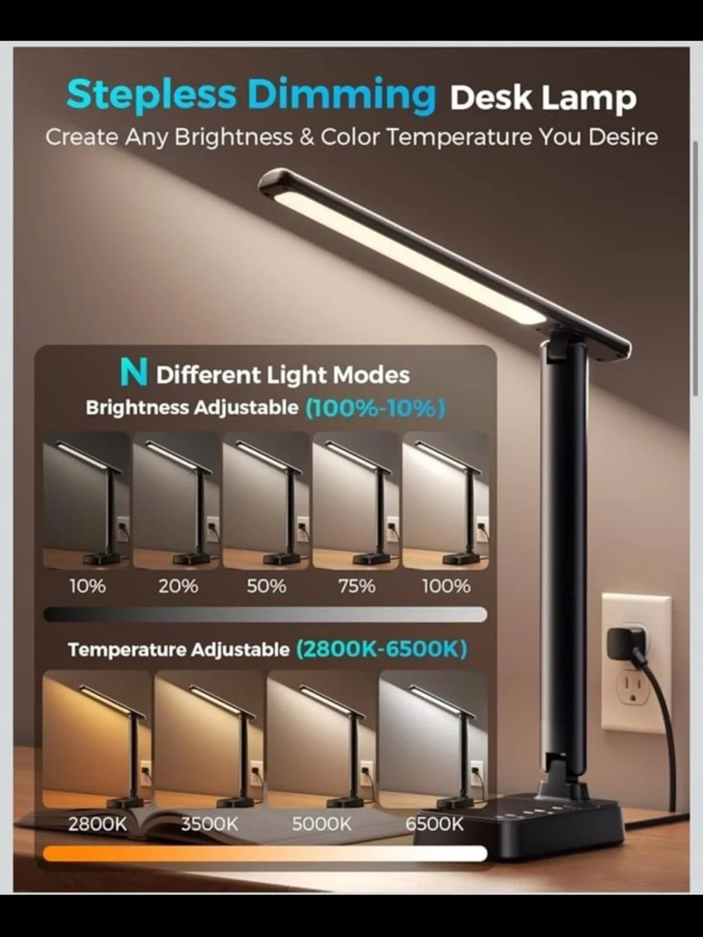 N/A led desk